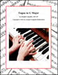 Fugue in G Major piano sheet music cover